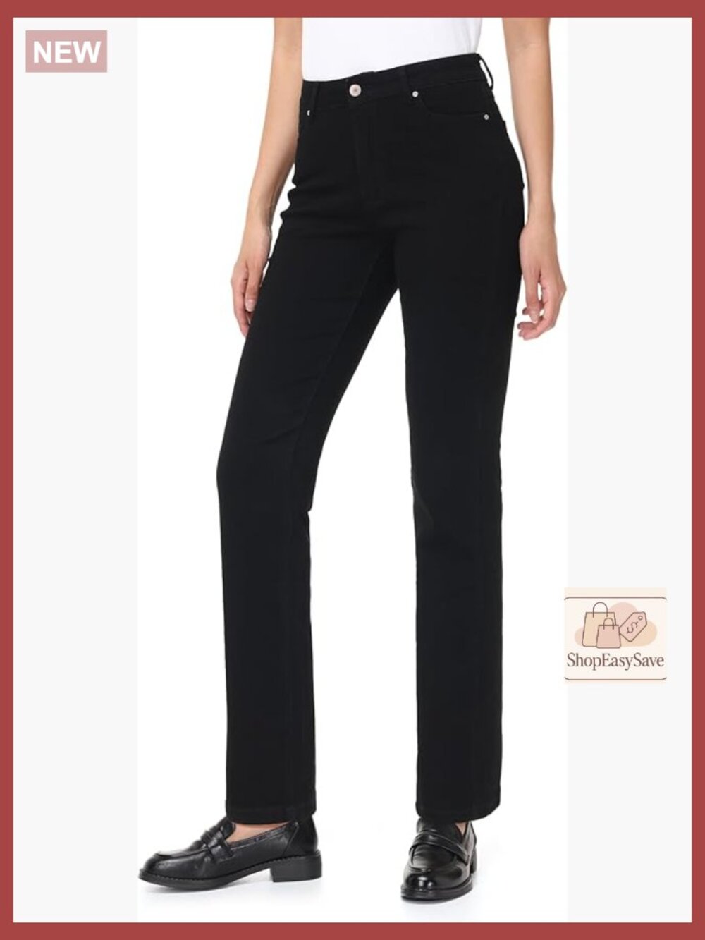 Extra Long Straight Leg Jeans Mid Rise Stretch Denim Tall Women's Pants